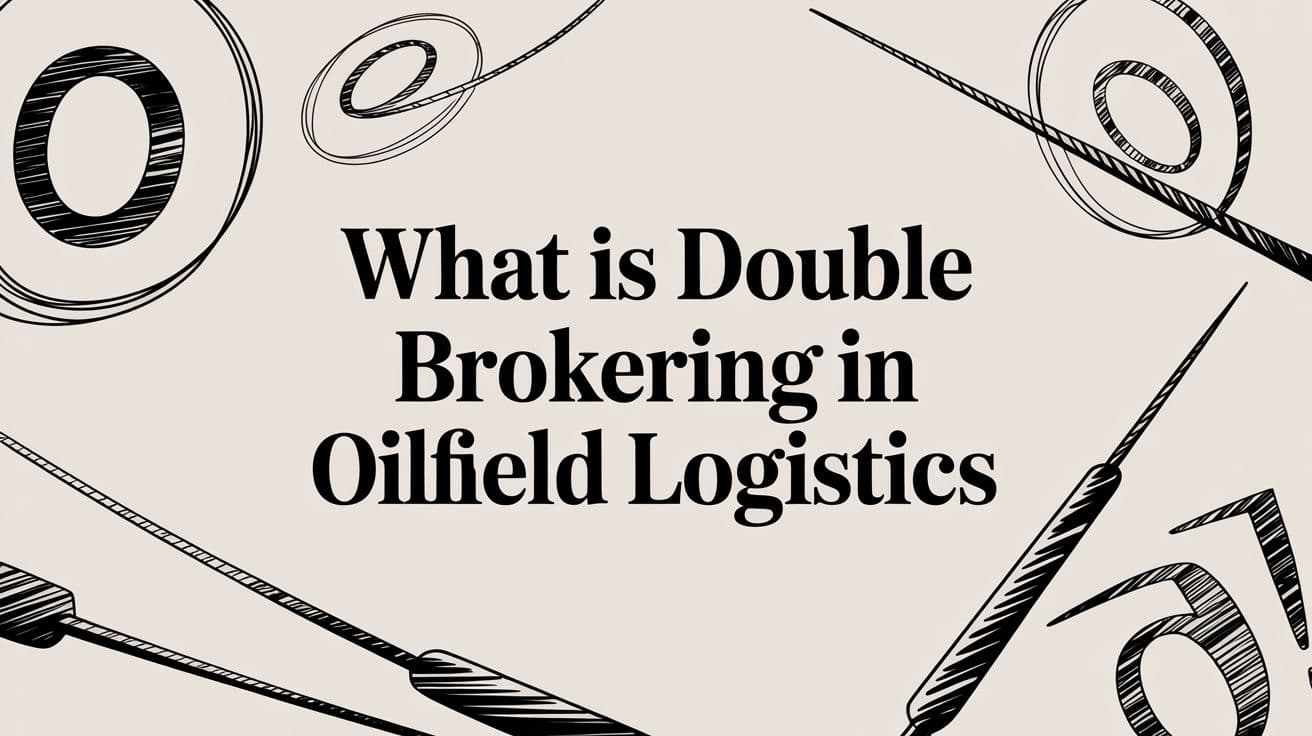 What Is Double Brokering in Oilfield Logistics