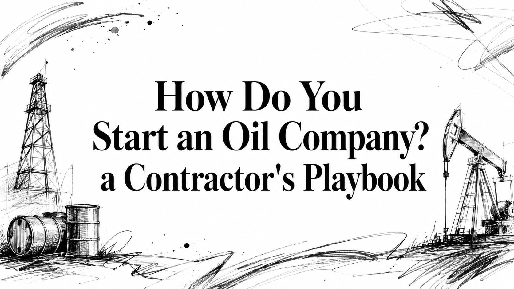 How Do You Start an Oil Company? a Contractor's Playbook